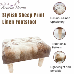 SHEEP FOOTSTOOL