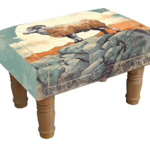 SHEEP FOOTSTOOL